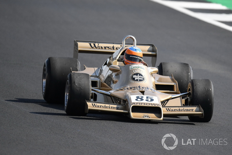 Arrows A1 en el desfile del 70º aniversario de Silverstone