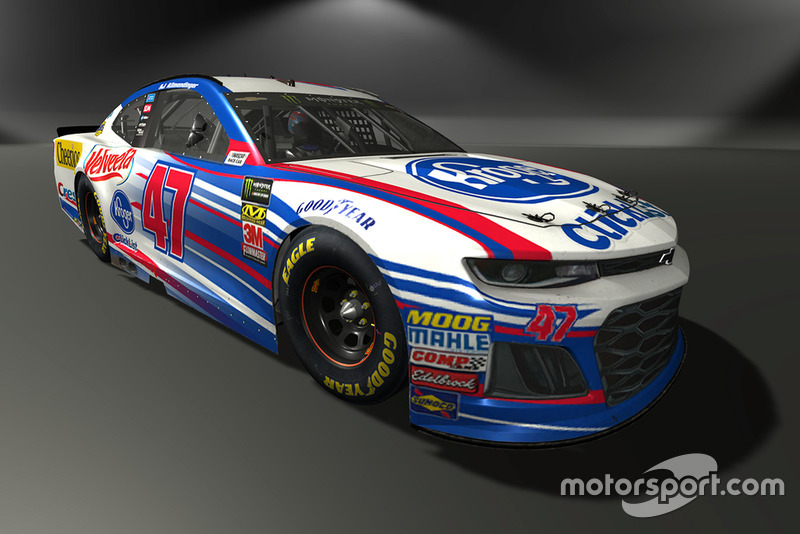 A.J. Allmendinger, JTG Daugherty Racing, Chevrolet Camaro - NASCAR Heat 3 skin