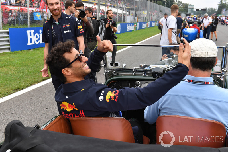 F1-es versenyzői parádé az Olasz Nagydíjról, Monzából