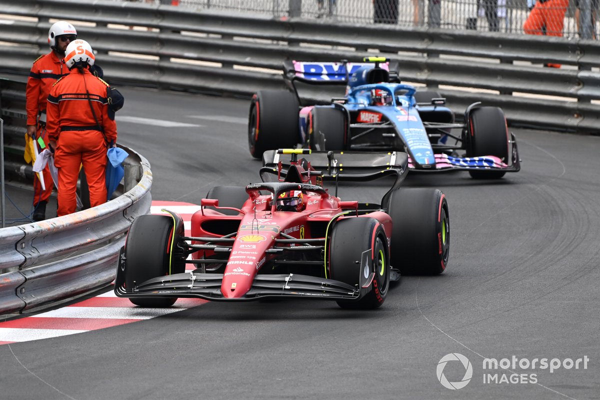 Sainz fue multado por obstaculizar a Stroll en Mónaco