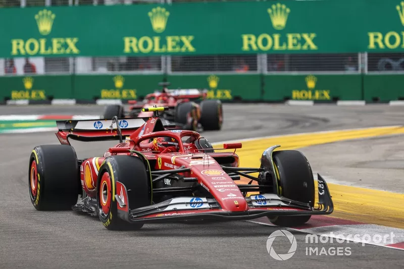 Carlos Sainz, Ferrari SF-24, Charles Leclerc, Ferrari SF-24