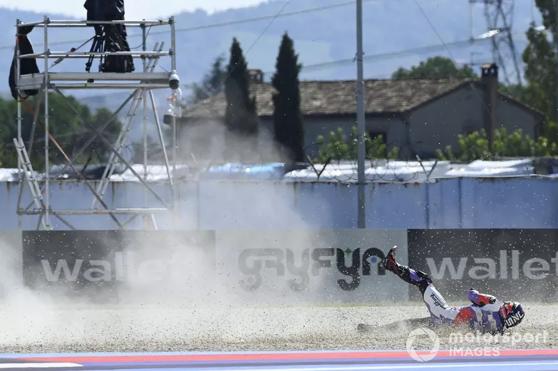 Johann Zarco, Pramac Racing crash