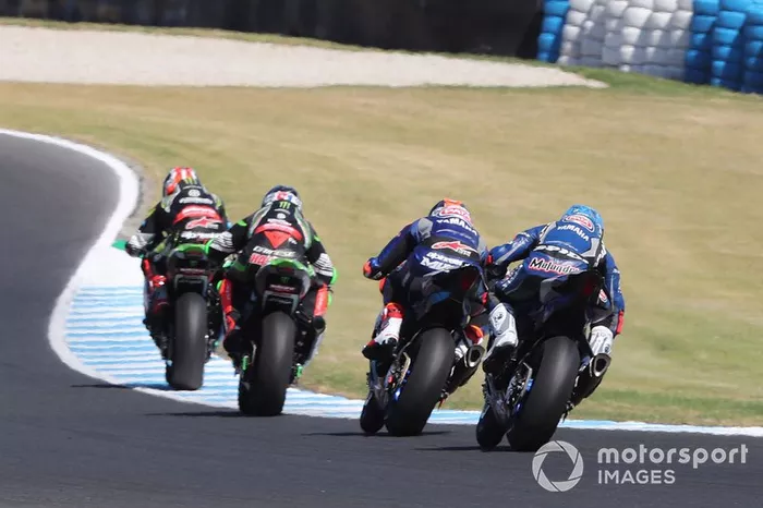 Jonathan Rea, Kawasaki Racing, Halam, Michael van der Mark, Pata Yamaha, Marco Melandri, GRT Yamaha WorldSBK