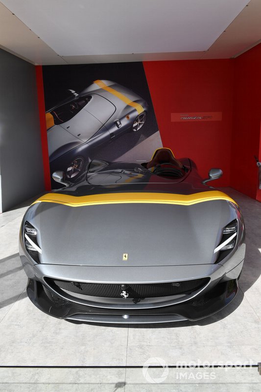 A Ferrari Monza SP1 on display