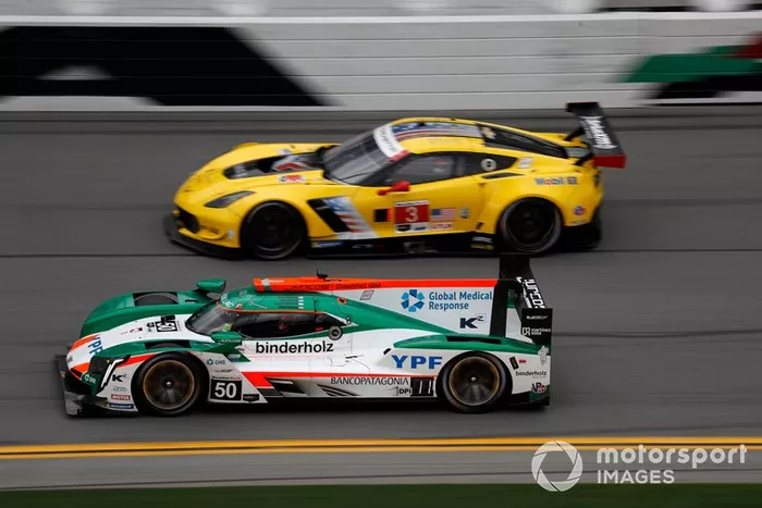 #50 Juncos Racing Cadillac DPi, DPi: Will Owen, Rene Binder, Agustin Canapino, Kyle Kaiser, #3 Corvette Racing Corvette C7.R, GTLM: Jan Magnussen, Antonio Garcia, Mike Rockenfeller