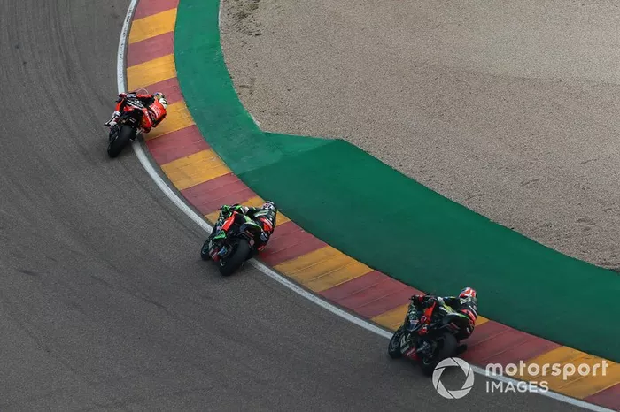 Chaz Davies, Aruba.it Racing-Ducati Team, Leon Haslam, Kawasaki Racing, Jonathan Rea, Kawasaki Racing