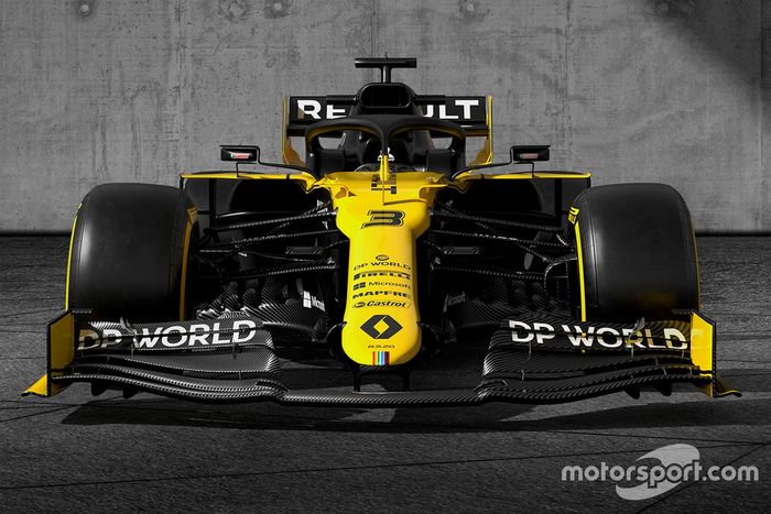 Logo de #WeRaceAsOne en el Renault R.S.20