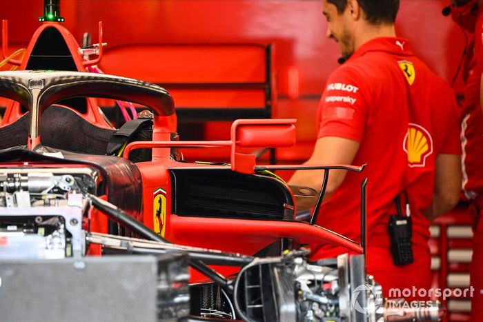 Detalles técnicos del Ferrari SF1000