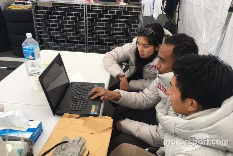 Alinka Hardianti, Hari Darma Manoppo, Rio Haryanto, Toyota Team Indonesia