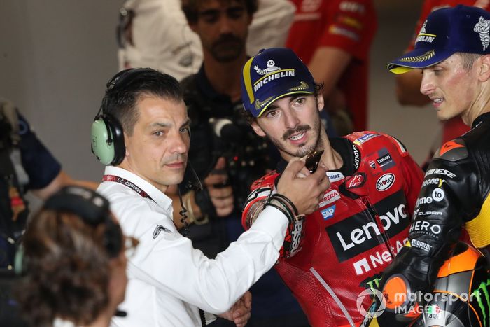 Luca Marini, VR46 Racing Team, Francesco Bagnaia, Ducati Team