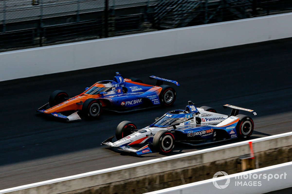 Sato's RLL-Honda defeated Ganassi's Scott Dixon to the 2020 Indianapolis 500 win. 