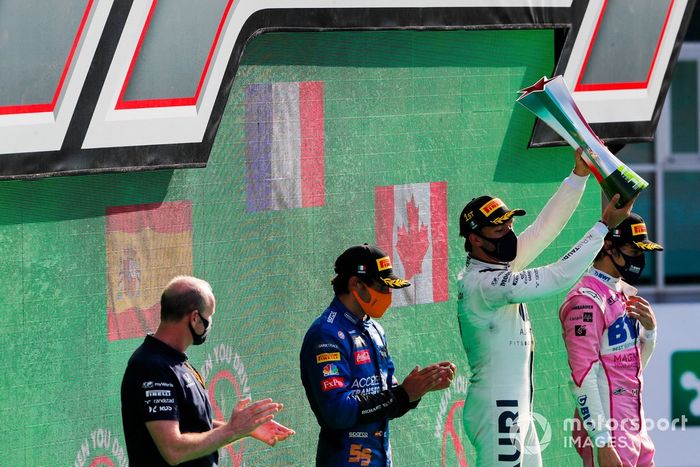 3- GP de Italia 2020  (24 años, 1 mes y 24 días): 3º Lance Stroll, 2º Carlos Sainz, 1º Pierre Gasly