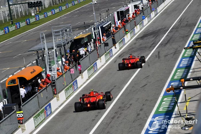 Sebastian Vettel, Ferrari SF1000, Charles Leclerc, Ferrari SF1000