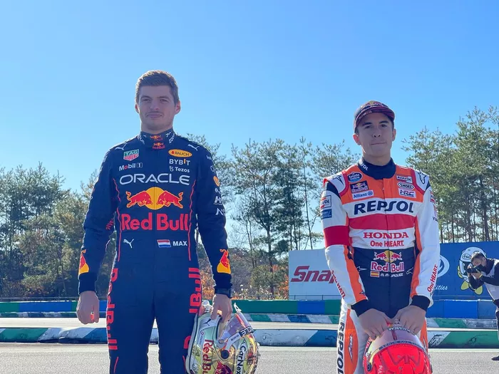 Marc Márquez, Max Verstappen.