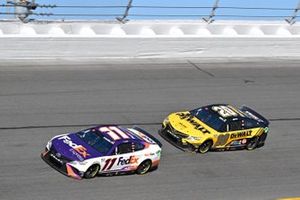Denny Hamlin, Joe Gibbs Racing, Toyota Camry FedEx Express, Christopher Bell, Joe Gibbs Racing, Toyota Camry DeWalt