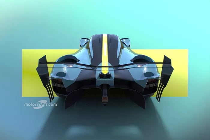 Rendu de l'Aston Martin Valkyrie par Motorsport Network 