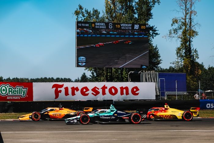 Christian Lundgaard, Arrow McLaren, Marcus Ericsson, Andretti Global, Alex Palou, Chip Ganassi Racing
