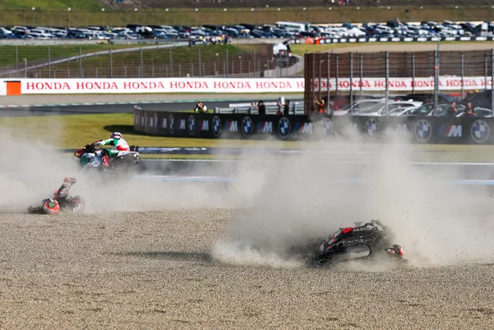 Marco Bezzecchi, Aprilia Racing crash