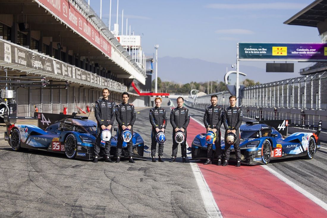 #35 Alpine A424: Paul-Loup Chatin, Charles Milesi, Ferdinand Habsburg, #36 Alpine A424: Nicolas Lapierre, Matthieu Vaxiviere, Mick Schumacher