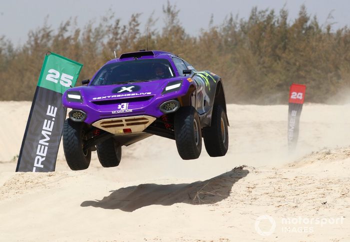 Cristina Gutiérrez, X44 Sebastien Loeb, X44, salto