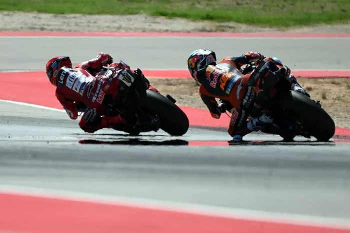 Marc Marquez, Ducati Team, Pedro Acosta, Red Bull KTM Factory Racing