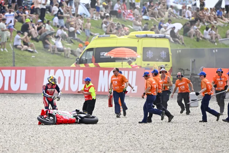 Chute de Joan Mir, Honda HRC