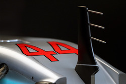 Mercedes-Benz F1 W08 nose and sensor detail
