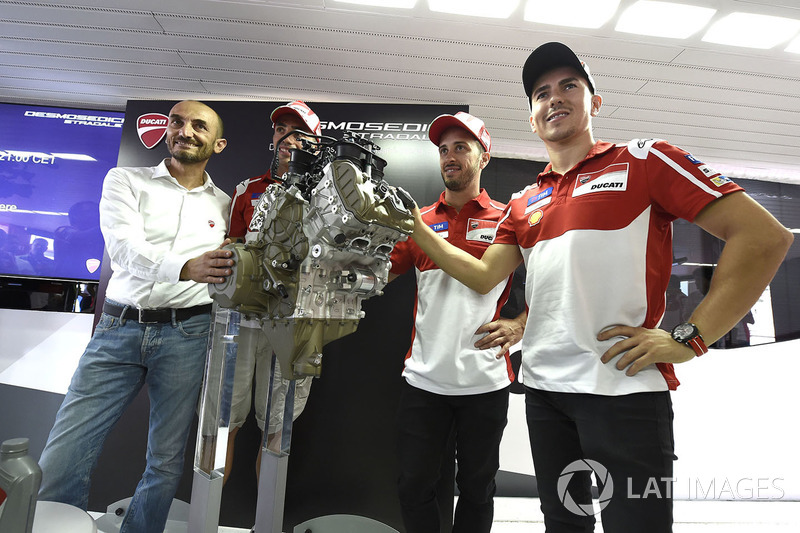 Claudio Domenicali, Ducati CEO, Andrea Dovizioso, Ducati Team, Michele Pirro, Ducati Team, Jorge Lor