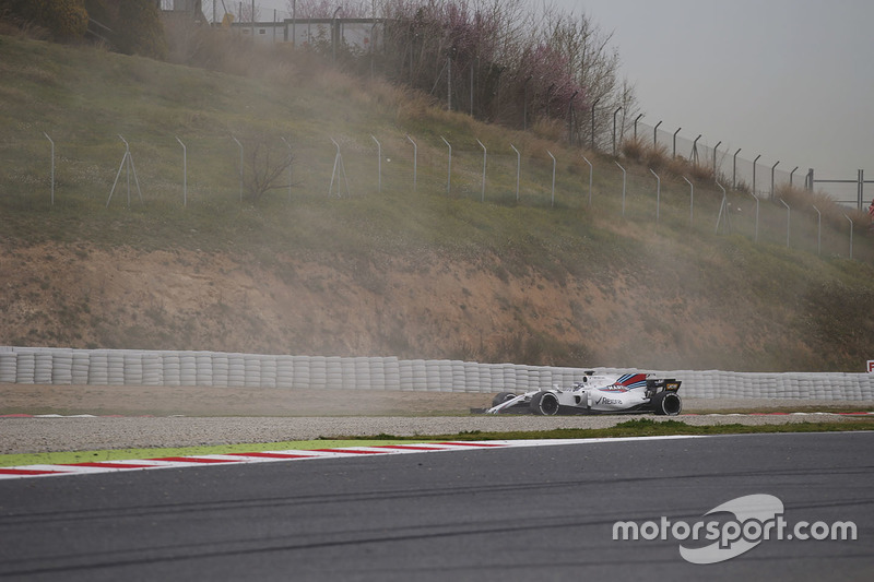 Розворот Ленса Стролла, Williams FW40