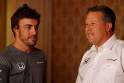 Zak Brown Director Ejecutivo de McLaren Technology Group, anuncia un acuerdo con Fernando Alonso par