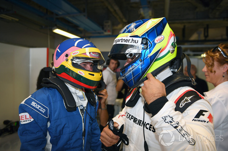Jacques Villeneuve, F1 Experiences 2-Seater Driver and Zsolt Baumgartner, F1 Experiences 2-Seater driver