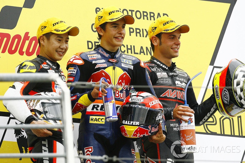 Podium: 1. Marc Marque; 2. Tomoyoshi Koyama; 3.Sandro Cortese