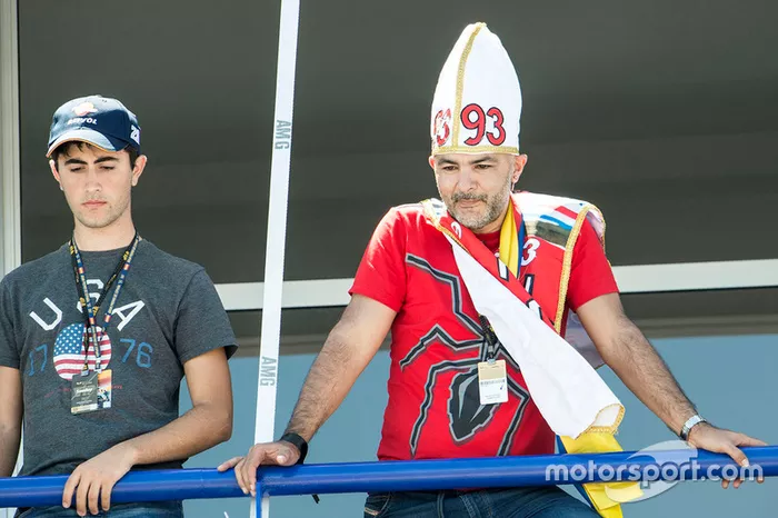 Un tifoso di Marc Marquez