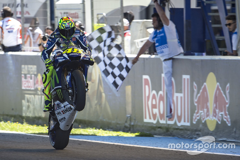 Winner Valentino Rossi, Yamaha Factory Racing