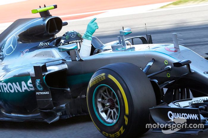 Ganador Nico Rosberg, Mercedes AMG F1 Team W07