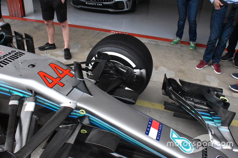 Mercedes AMG F1 detayı
