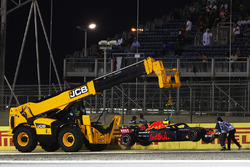 Макс Ферстаппен, Red Bull Racing RB14 Tag Heuer, розбив болід