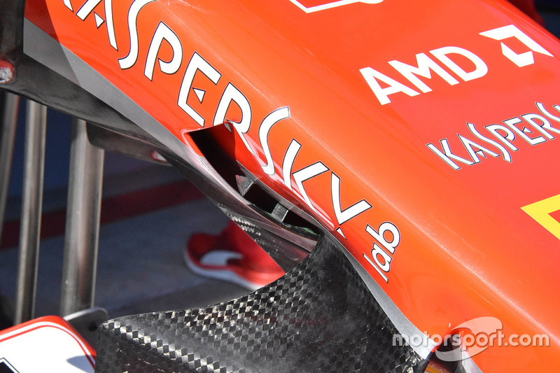 Ferrari SF71H front nose detail