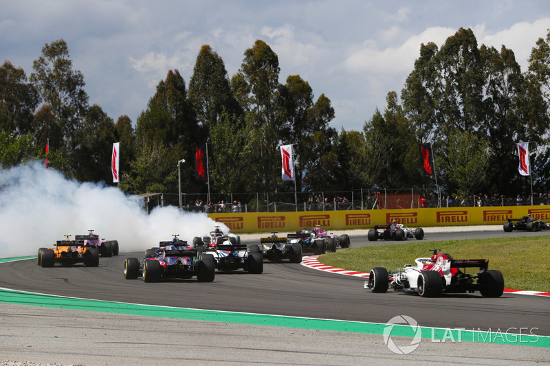 A nagy baleset és a végeredmény - F1 2018