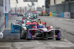 Sam Bird, DS Virgin Racing, Mitch Evans, Jaguar Racing