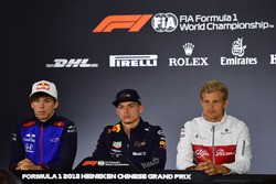 Pierre Gasly, Scuderia Toro Rosso, Max Verstappen, Red Bull Racing and Marcus Ericsson, Sauber in th