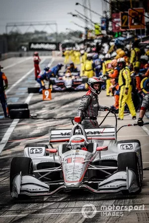 Will Power, Team Penske Chevrolet, pit stop