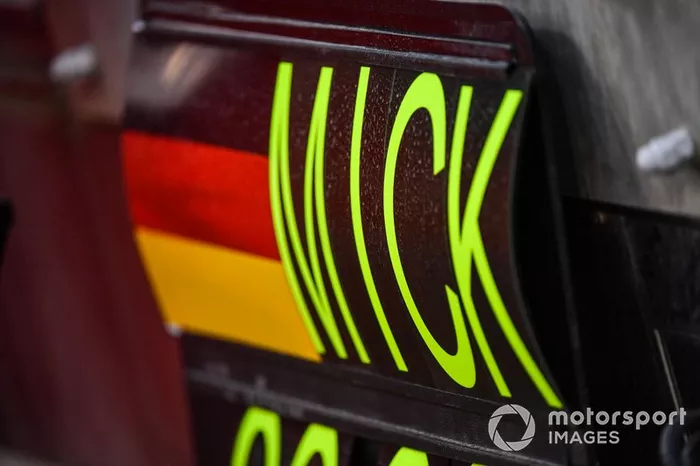 Panneau pour Mick Schumacher, Ferrari