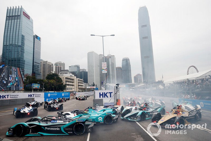 Start zum ePrix Hongkong der Formel E 2018/19