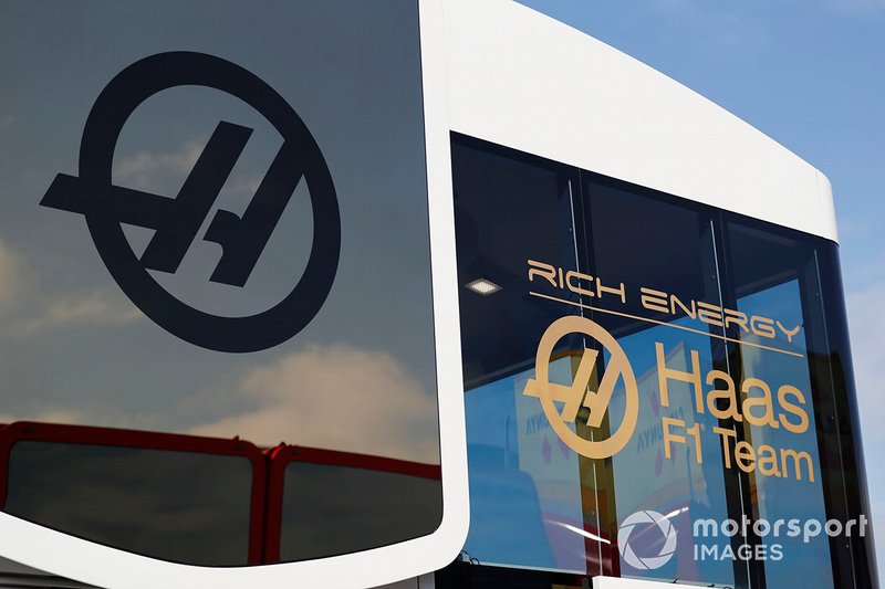 Haas F1 motorhome