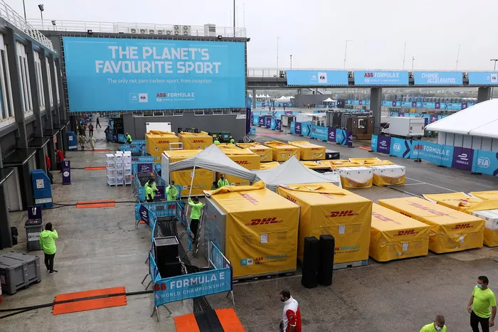 Vista del paddock del Ricardo Tormo de Cheste