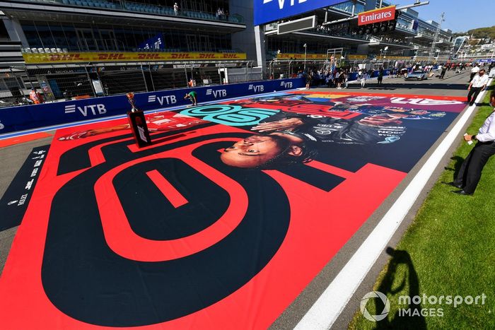 Gráfico de la parrilla antes de la carrera 