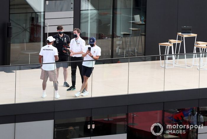 Lewis Hamilton, Mercedes-AMG F1 y Valtteri Bottas, Mercedes-AMG F1 