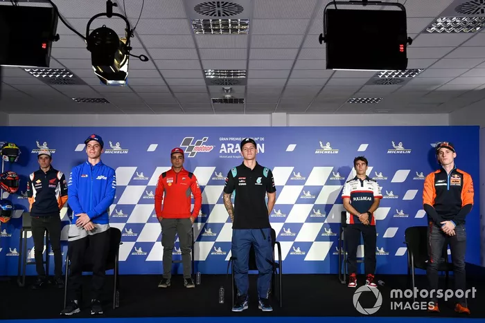 Alex Márquez, Repsol Honda Team, Joan Mir, Team Suzuki MotoGP, Danilo Petrucci, Ducati Team, Fabio Quartararo, Petronas Yamaha SRT, Albert Arenas, Aspar Team, Pol Espargaro, Red Bull KTM Factory Racing