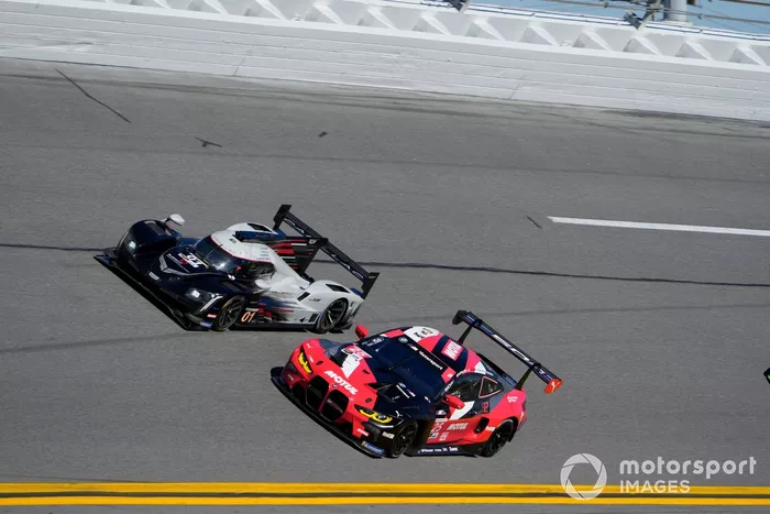 #01 Chip Ganassi Racing Cadillac DPi: Renger van der Zande, Sebastien Bourdais, Scott Dixon, Alex Palou, #25 BMW M Team RLL BMW M4 GT3: Connor De Phillippi, John Edwards, Augusto Farfus, Jesse Krohn